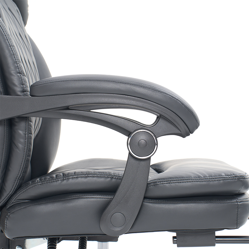 带脚凳的人体工学可躺式办公椅