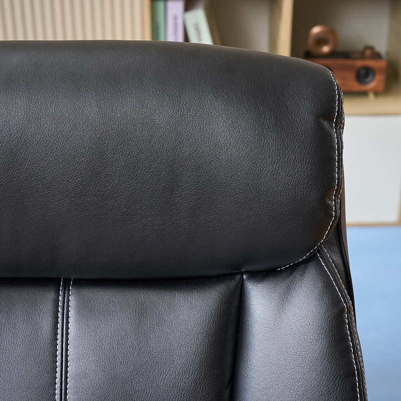 中背办公椅，可调节PU椅