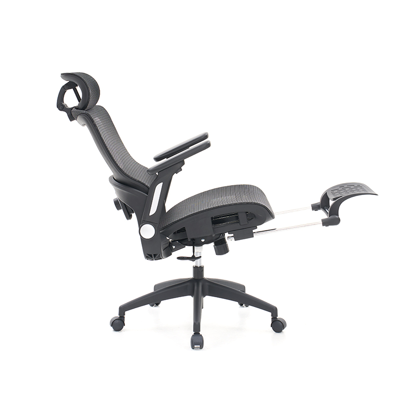 带脚凳的人体工学网状办公游戏椅,高背家用办公桌椅 带脚凳的人体工学网状办公游戏椅,高背家用办公桌椅